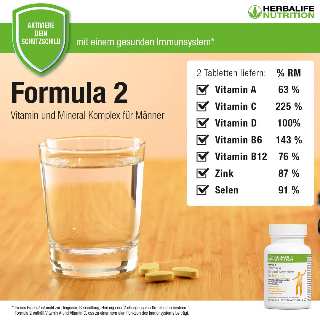 Formula 2 Vitamin & Mineral Komplex für Männer 84,3 g