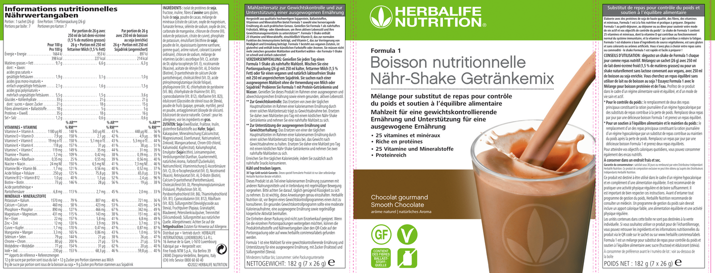 Formula 1-Shake Portionspackungen 7 x 26g