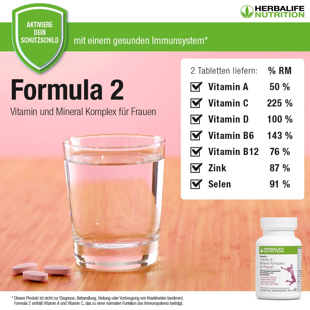 Formula 2 Vitamin & Mineral Komplex für Frauen 84,3 g